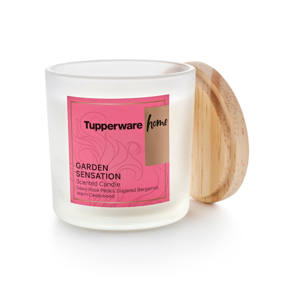 New Tupperware Set of 2 Garden Sensation Candles